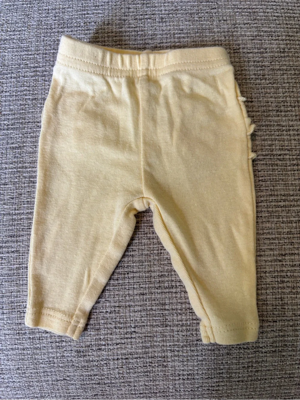 Carter's Pale Yellow Baby Leggings